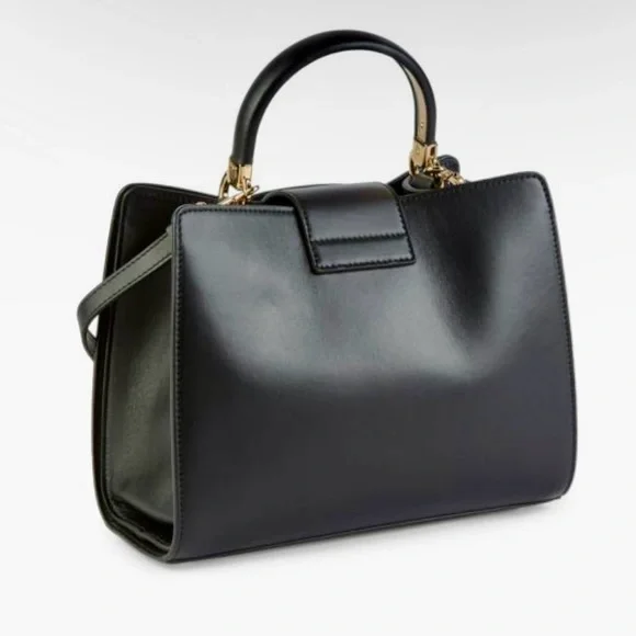 FERRAGAMO- Mini The Mufasa Leather Crossbody Bag - Picture 10 of 10